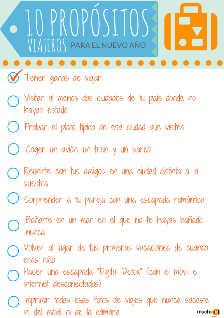 10 Propósitos Viajeros Para El Año Nuevo 2019